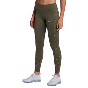 NIKE dri-fit polka dot leggings